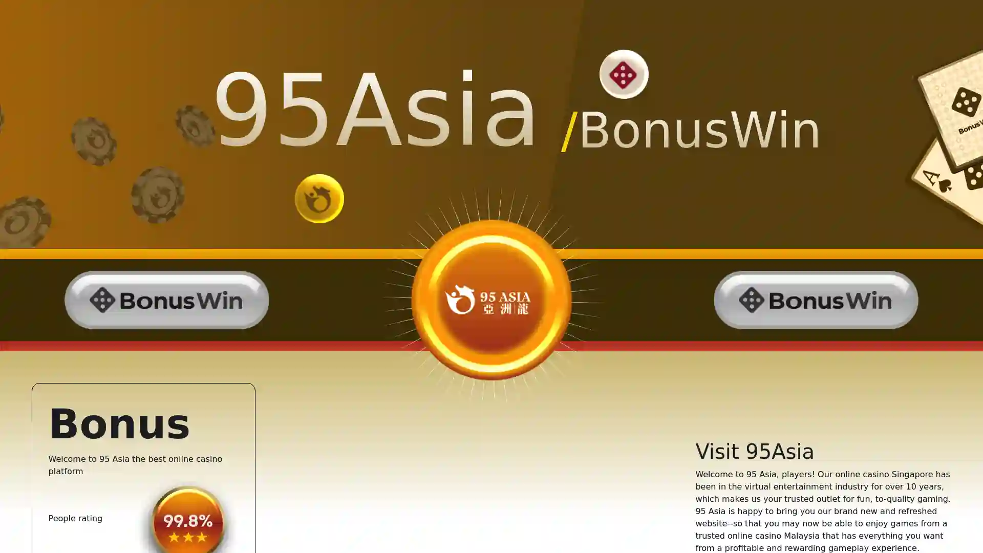 bonuswin.com screenshot of startpage