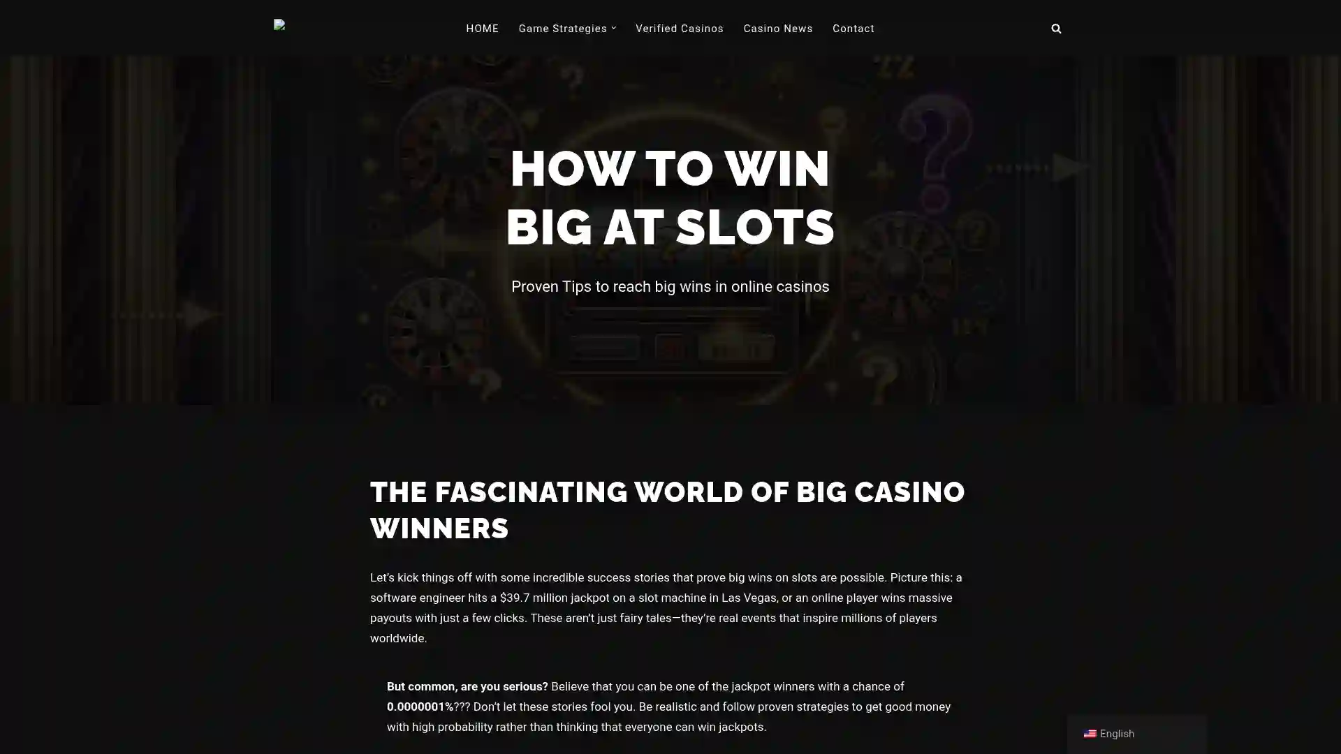 casinowinners.online screenshot of startpage