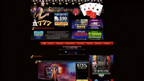 slotsonline.org screenshot of startpage