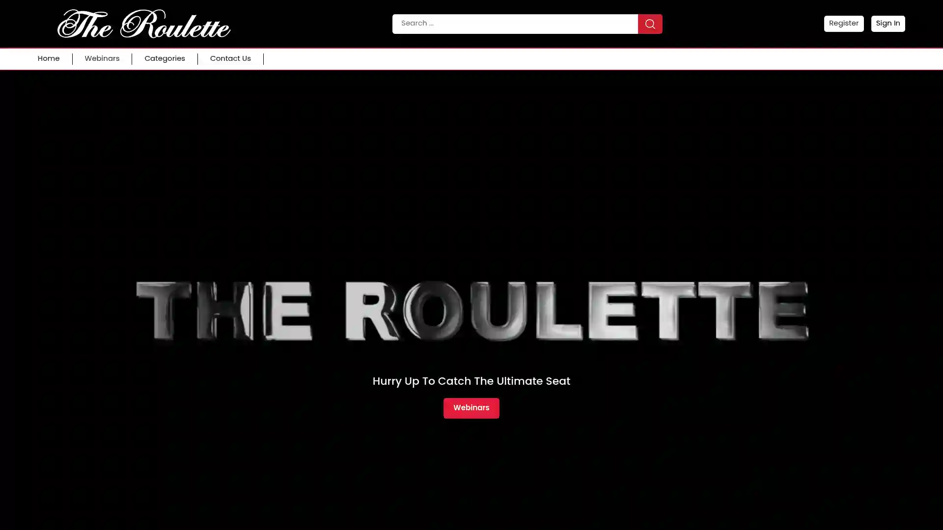 theroulette.net screenshot of startpage
