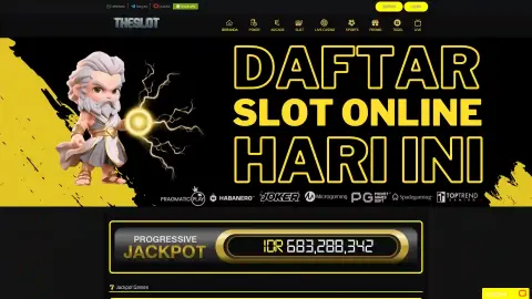 theslots.org screenshot of startpage