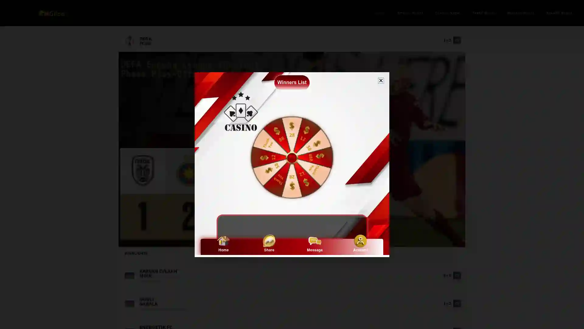 topgambling.info screenshot of startpage